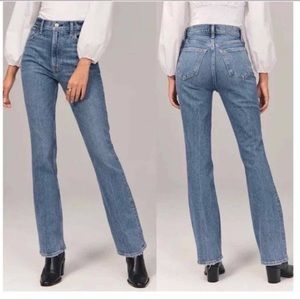 Abercrombie High Rise Vintage Flare Jeans